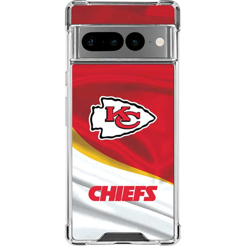 NFL Kansas City Chiefs Google Pixel 7 Pro Clear Case